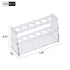 Acrylic Test Tube Holder Rack 6 Sockets for 50ml Centrifuge Tubes Clear (50ml,6 Sockets)...