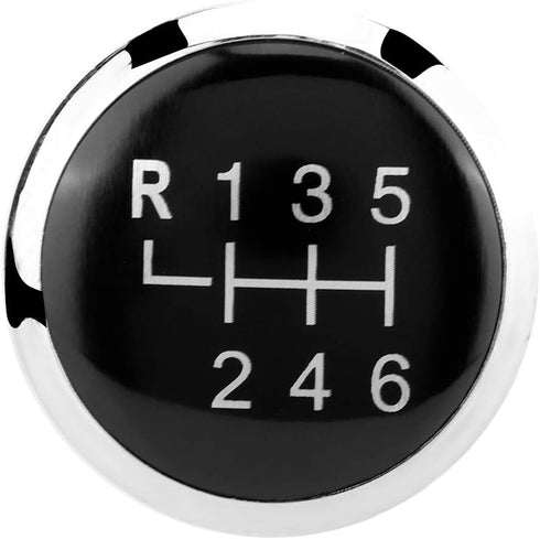 Gear Knob Cover Trim, Car 6 Speed Gear Shift Knob Stick Cover Emblem Badge Trim for T5 T5.1 Gp 2003-2011...