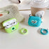 3 in 1 Compatible with Apple Airpods Pro(2nd/1st Generation) Protective Funny Cute Case Cover with Cleaner Kit & Keychain (Sully)...
