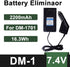 DM-1 DM-1701 Battery Eliminator Car Charger 7.4V 2200mAh for DMR Walkie Talkie Compatible with Digital Two Way Radio...
