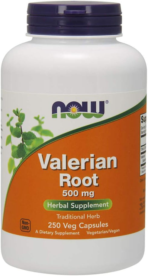 NOW Supplements, Valerian Root (Valeriana officinalis) 500 mg, Herbal Supplement, 250 Veg Capsules...