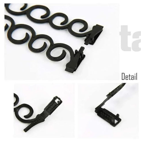 2Pcs For Black Hair Braiding Tool DIY Styling Ponytail Maker French Braid Tool for Hair Women Fashion Hair Styling Clip DIY French Hair Braiding T...