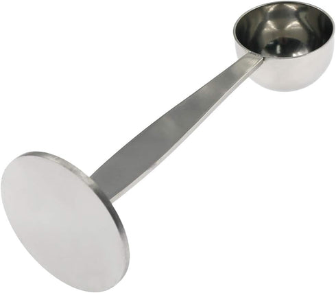 2-in-1 Coffee Scoop Stainless Steel Measuring and Tamping Coffee Spoon(15ml)-1pc...