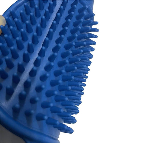 Pet Bath Brush, Soft Silicone Pet Bath Brush for Dogs and Cats, Bathing Accessories for Pets Shower Gift, Green, Yellow, Blue, red...