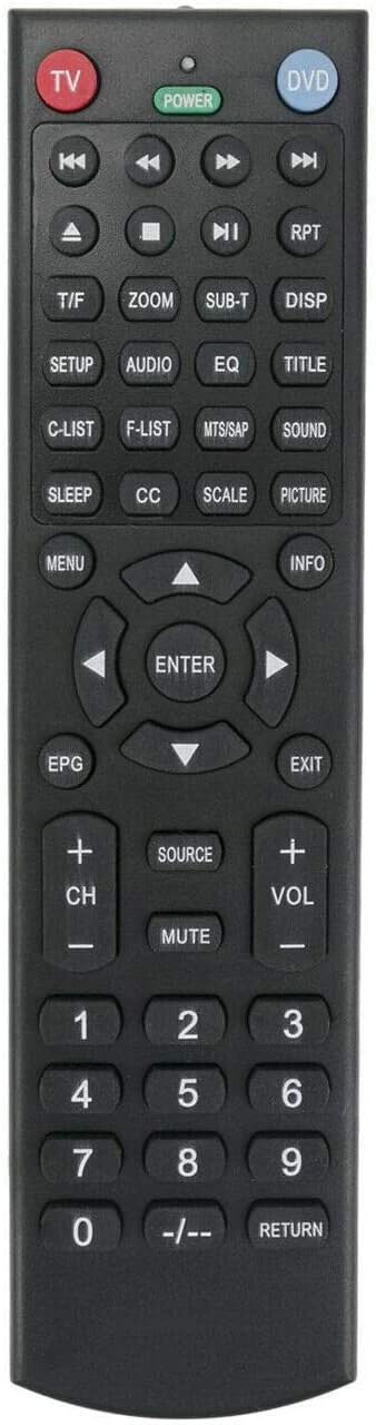 Replacement Remote Control for Jensen TV and DVD...