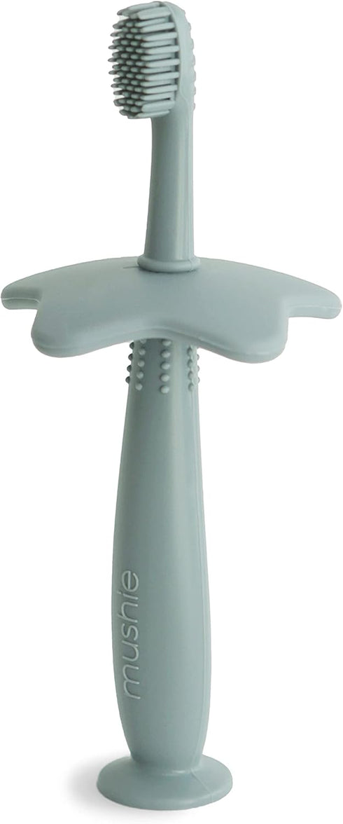 mushie Star Toddler Training Toothbrush (Cambridge Blue)...