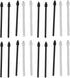 Yoidesu 20 Pcs Replacement Tips Pen Nibs, Touch Replacement Tips/Nibs for Galaxy S22 Ultra 5G Smartphone, 4 Sets of 20 Replacement Refills(Black a...