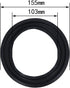 Fielect 6 Inch Speaker Foam Edge Surround Rings Replacement Parts for Speaker Repair or DIY 4pcs...