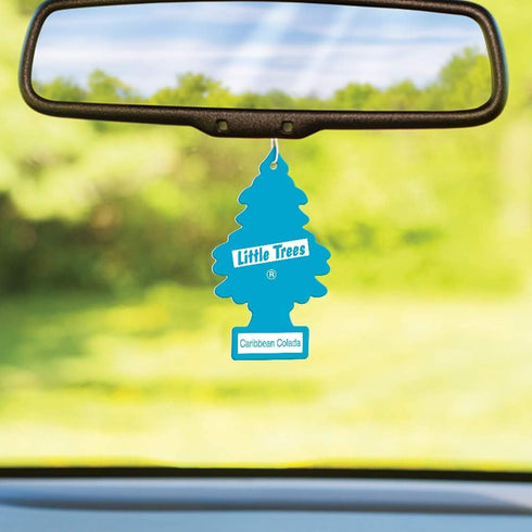 LITTLE TREES Car Air Freshener | Hanging Paper Tree for Home or Car | Caribbean Colada | 12 Pack...