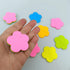 Mini Flower Shaped Sticky Notes Colorful Cute Sticky Notes Fun Self-Stick Memo Pads Set for Office School (4 Pads 400 Sheets)...