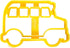 School Bus Detailed Side View Cookie Cutter, 1 Piece, Yellow, Made in USA, PR837...