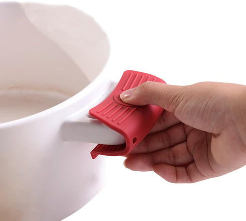 2Pairs Silicone Assist Handle Holder Grip, Heat Resistant Scald-Proof Insulated Sleeves Cover for Hot Frying Pans, Griddles, Skillets, Oven Trays(...
