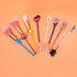 Makeup Brush Set w/Pouch Cosmetic Brushes With Sailor Moon Gems(KS-BTS)...