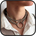 CLOACE Punk Leather Choker Necklace Black Gothic Collar Chokers Necklaces Wide Leathers Costume Jewelry Accessories for Women...