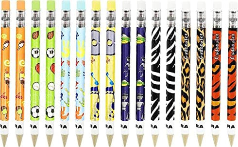 Zebra Cadoozle Mini Mechanical Pencil - 0.7mm Lead - 2 of Each Barrel - Pack of 16 - In Zebra Packaging...