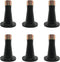 Kings Brand Furniture - Plastic Bed Frame Glide Legs - Bed Frame Leg Feet to Replacement Wheels - Set of 6...