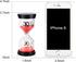 EMDMAK Sand Timer Colorful Hourglass Sandglass Timer 1 min/3 mins/5 mins/10 mins/15 mins/30 mins Sand Clock Timer for Games Classroom Home Office(...