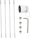 Anti Theft Security Chain Anti Drop Mount Compatible with Google Nest Cam Outdoor(Battery) Camera, 4 Pack (Cam Not Included)...