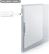 CRANBURY Punchless Clamp Binder Folder (Dusky Gray) - 8.5x11" Clear Binder with Metal Clip and Poly Covers, Ringless Binder Holds 100 Letter Size ...