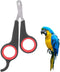 Yosoo Solid Stainless Steel Bird Nail Clipper, Wing Clippers Pet Bird Small Animals Bird Cage Essential Accessories Grooming Tool Nail Scissors Cl...