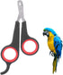 Yosoo Solid Stainless Steel Bird Nail Clipper, Wing Clippers Pet Bird Small Animals Bird Cage Essential Accessories Grooming Tool Nail Scissors Cl...