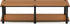 Furinno Just No Tools Wide Light Cherry Television Stand with Black Tube...