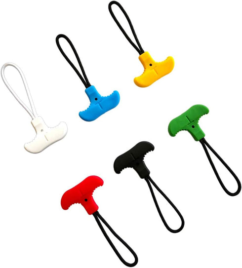 BJA 30 Pcs Heavy Duty Zipper Pulls - Extension Replacement for Tactical Bags, Backpacks, Pants, Water Sport Gear, Shoes...