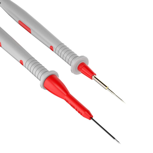 Goupchn Test Probe Set 2PCS 600V/10A Non-Destructive Back Probes and 2PCS Gold-Plated Precision Sharp Probes for 2mm Multimeter Leads Electrical T...