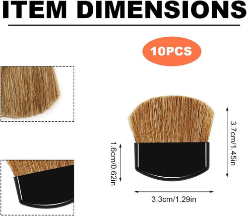 10 Packs Diamond Painting Brush Tools, Diamond Art Flat Brush Applicator, Paint Brush for Diamond Sweep, Gesso, Watercolor, Acrylic Painting...