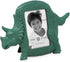 Isaac Jacobs 2” x 3” Resin Dinosaur Picture Frame, Vertical Keepsake Photo Frame with Easel and Hanging Tabs for Tabletop, Desktop & Wall Display ...