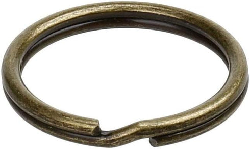 COTOWIN Pack of 50pcs 1" Antiqued Brass Plated Key Ring Connectors...