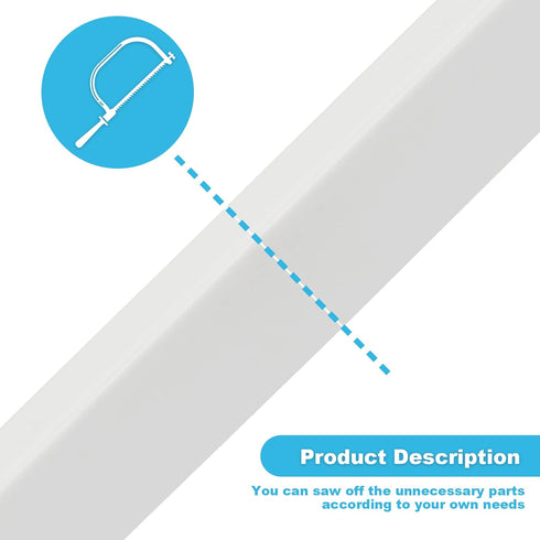 Replacement Towel BAR 24" Rod Spring Loaded Ends Durable Plastic Wall Mounted...