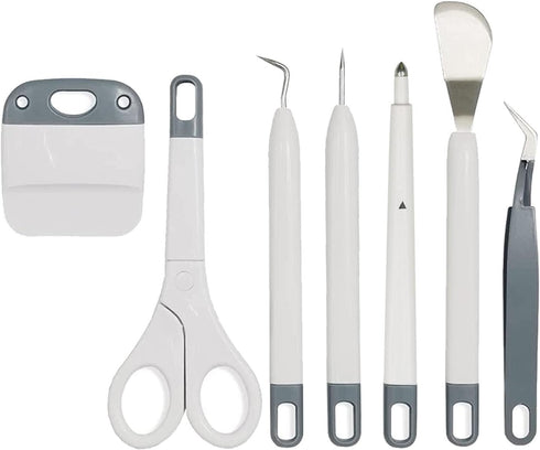 Scissors,Scrape,Weeders,Tweezers,Spatula,Scoring Stylus,Craft Vinyl Weeding Tools Set Weeding Kits for Cricut Maker/Cricut Explore Air 2/Air, cric...