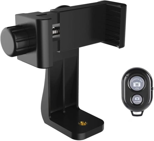 AFAITH Cell Phone Tripod Mount with Remote, Phone Holder Adapter Selfie Monopod with Adjustable Clamp for iPhone 16 15 14 13 12 11 Max Pro Phone X...