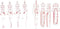 DYNWAVE 8 Pcs French Curve Template Ruler Set,Sewing Humanoid Patterns Design for Dressmaking, Tailoring, Fashion Designing...