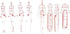 DYNWAVE 8 Pcs French Curve Template Ruler Set,Sewing Humanoid Patterns Design for Dressmaking, Tailoring, Fashion Designing...