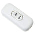 E-outstanding Inline Cord Switch On/Off White Button Feed Cord Switch for Table Lamp Desk Light Bed Lamp 6A 250V...
