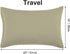 PiccoCasa Zippered Pillowcases, 100% Brushed Microfiber Polyester Pillow Case Cover, Pillow Cases Set of 2, Soft and Comfortable Travel(14"x20") K...