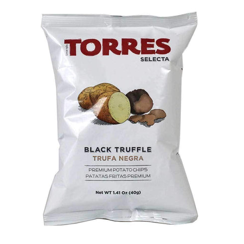 Torres - Black Truffle Potato Chips, 1.41oz (40g) (3-PACK)...