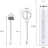 Coffee Whisk Foam Mixer with Stainless Steel Stand,Handhel Electric Milk Frother with 2 Heads, Foam Maker Blender for Latte, Cappuccino, Hot Choco...