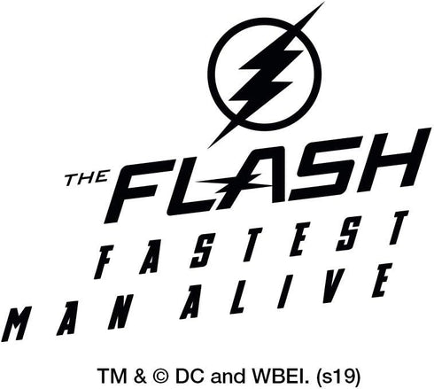 The Flash TV Series Logo Round Tie Bar Clip Clasp Tack Silver Color Plated...