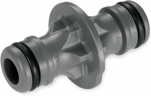 GARDENA coupling, connection piece for secure hose connection, connection of two hoses for extension, to the transition from 13 mm (1/2) to 13 mm ...