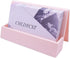 CHLD Modern Cute Plastic Business Cards-Holders Desktop Card Display Business Card Rack Organizer for Office Home (Pink)...