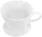 Pour Over Ceramic - Coffee Dripper with 3 Holes Flat Bottom, Porcelain Slow Filter Cone for Travel, Camping, Office, Home, Coffee Maker Brew...