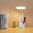 Adjustable Gooseneck Reading Lamp with Pen Holder/Phone Holder?Home Office Desk Lamp with Touch Control? 3 Color Modes,Stepless Dimming, Rechargea...