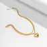 Layered Chunky Heart Choker Necklace - Gold Plated Heart Pendant Herringbone Snake Chain Y2K Grunge Jewelry Gifts for Women...