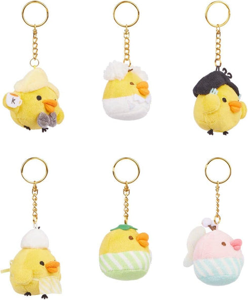 Rilakkuma Kiiroitori San-X Original Blind Box Muffin Cafe Series Keychains - 1 out of 6 pcs...