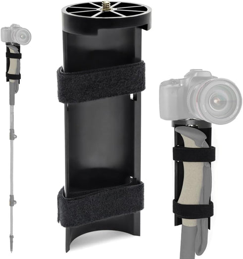 GoPod: Trekking Pole Camera Mount - Ultralight Monopod for Hiking Pole & Walking Stick for use with DSLR, Camera, Smartphone, Shooting, Binoculars...