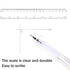 4 Pack Ruler, 30cm Ruler Multi Pack Clear Ruler Plastic Ruler 12 Inch Shatterproof Ruler Shatterproof Metric Ruler Clear Ruler Measuring Ruler Too...