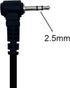 Walkie Talkie Earpiece with Mic PTT 2.5mm 1 Pin D Shape Radio Earpiece Headset Compatible with Motorola Talkabout Walkie Talkie MH230R MR350R T200...